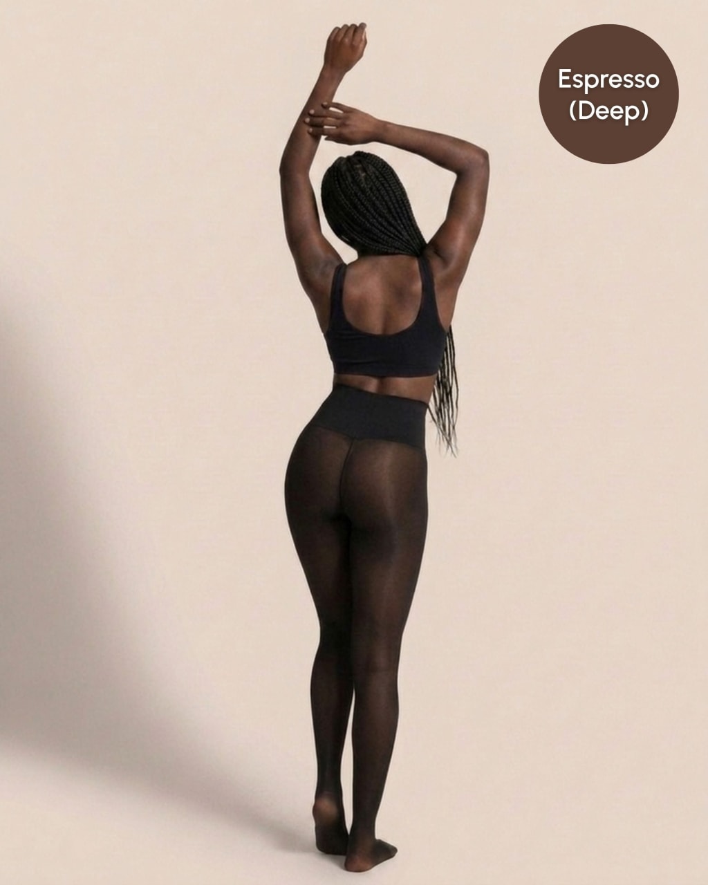 Sheer Illusion Fleece-Lined Tights